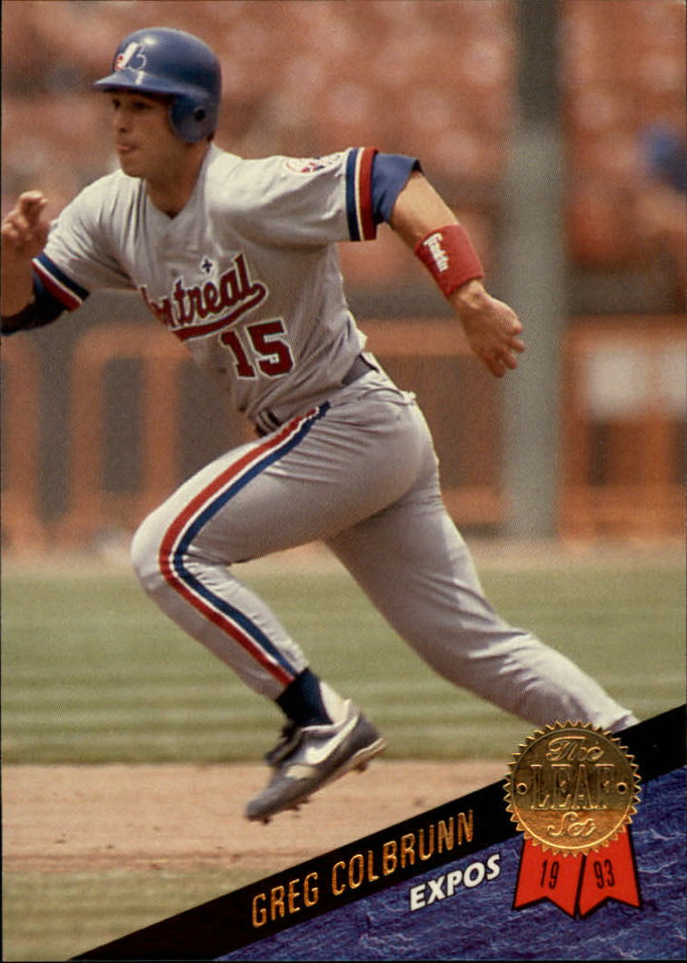B6520- 1993 Leaf Baseball Card #s 1-249 +Rookies -You Pick- 15+ FREE US SHIP - Picture 110 of 483