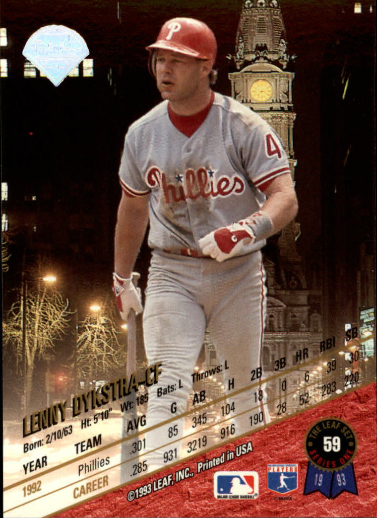 B6520- 1993 Leaf Baseball Card #s 1-249 +Rookies -You Pick- 15+ FREE US SHIP - Picture 119 of 483