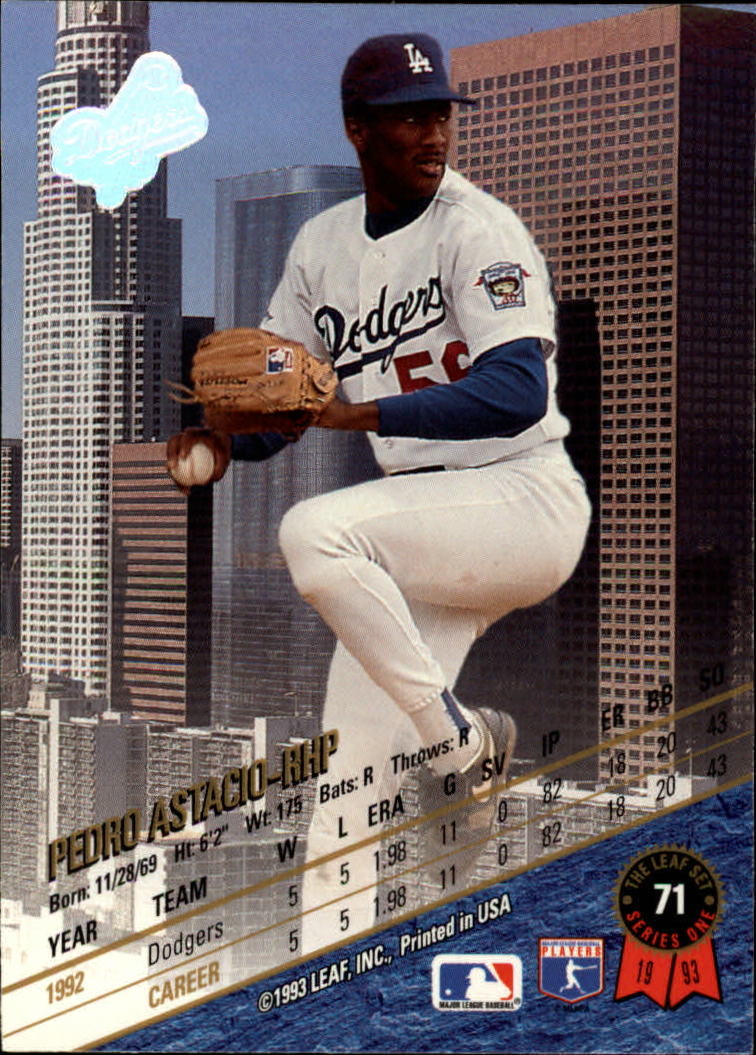 B6520- 1993 Leaf Baseball Card #s 1-249 +Rookies -You Pick- 15+ FREE US SHIP - Picture 143 of 483