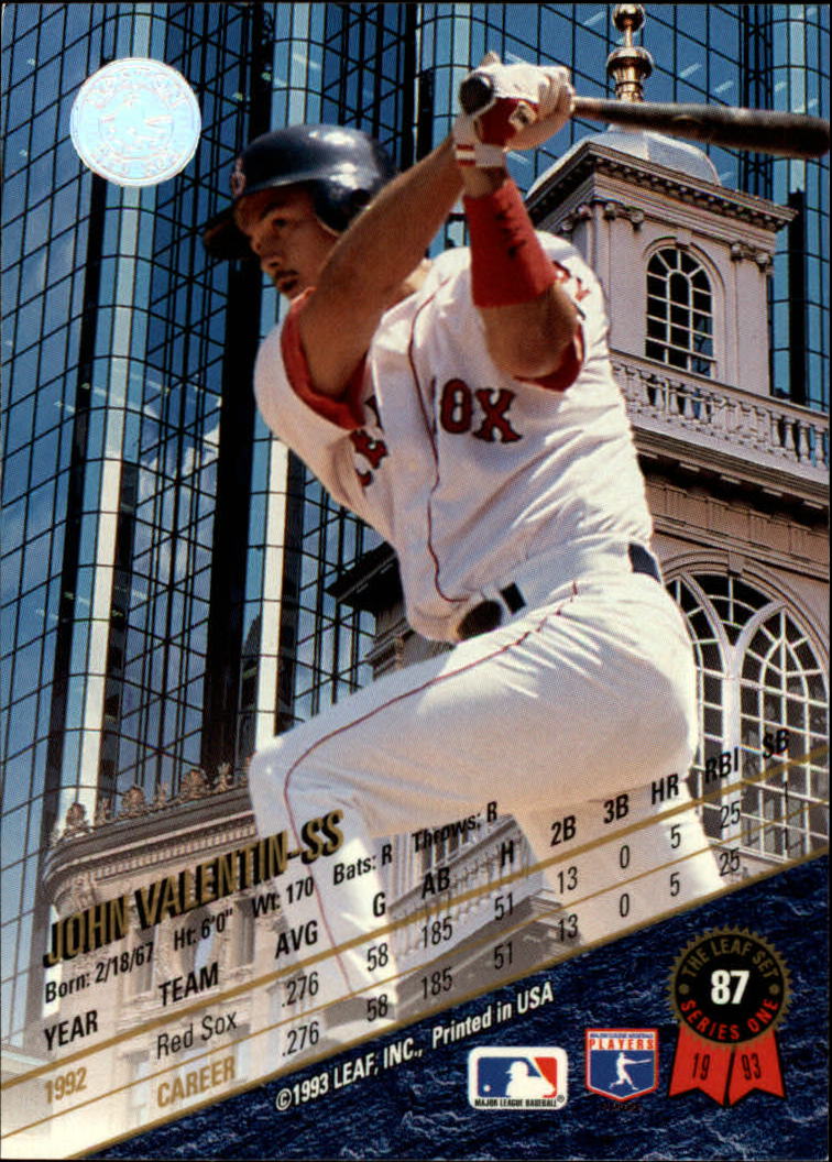 B6520- 1993 Leaf Baseball Card #s 1-249 +Rookies -You Pick- 15+ FREE US SHIP - Picture 175 of 483
