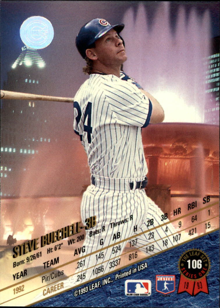 B6520- 1993 Leaf Baseball Card #s 1-249 +Rookies -You Pick- 15+ FREE US SHIP - Picture 213 of 483