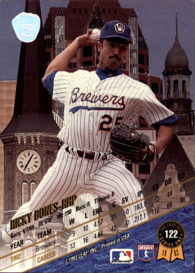 B6520- 1993 Leaf Baseball Card #s 1-249 +Rookies -You Pick- 15+ FREE US SHIP - Picture 245 of 483