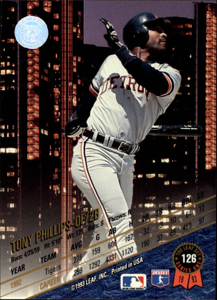 B6520- 1993 Leaf Baseball Card #s 1-249 +Rookies -You Pick- 15+ FREE US SHIP - Picture 253 of 483