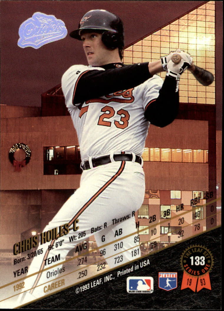 B6520- 1993 Leaf Baseball Card #s 1-249 +Rookies -You Pick- 15+ FREE US SHIP - Picture 267 of 483