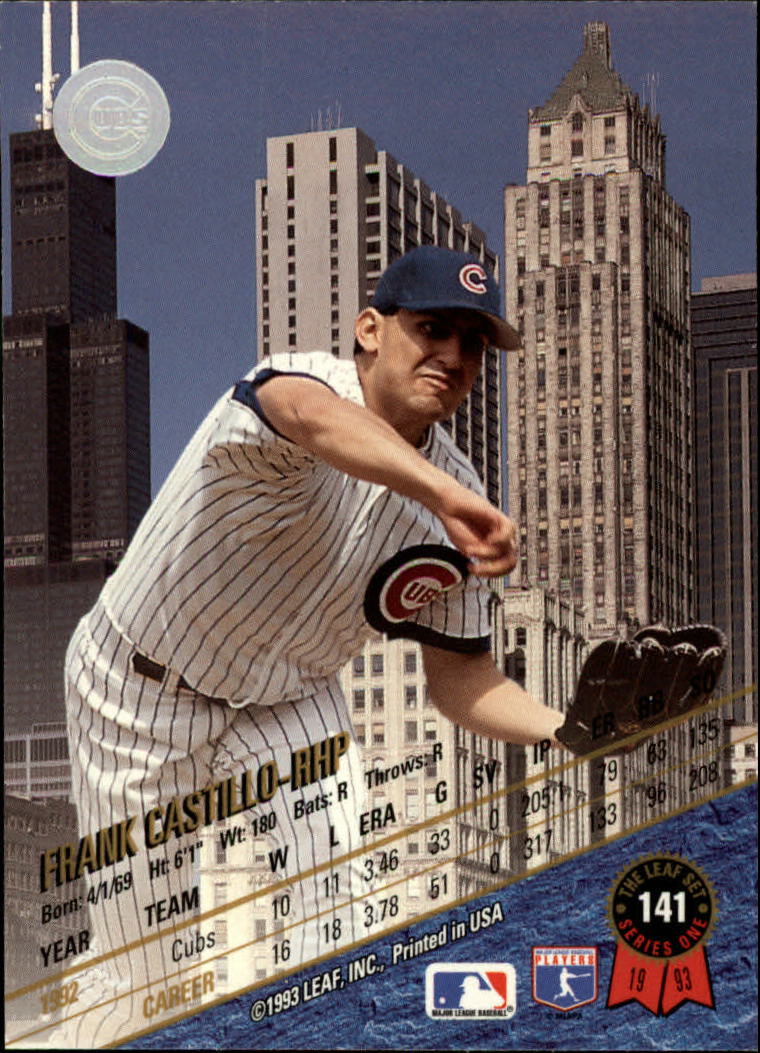 B6520- 1993 Leaf Baseball Card #s 1-249 +Rookies -You Pick- 15+ FREE US SHIP - Picture 283 of 483