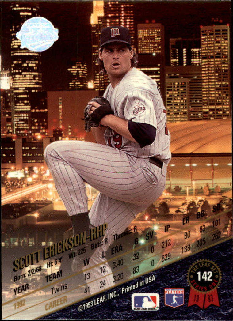B6520- 1993 Leaf Baseball Card #s 1-249 +Rookies -You Pick- 15+ FREE US SHIP - Picture 285 of 483