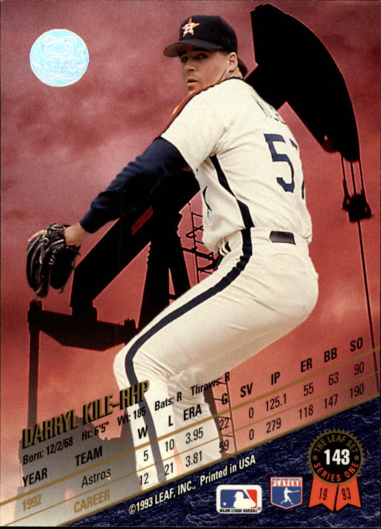 B6520- 1993 Leaf Baseball Card #s 1-249 +Rookies -You Pick- 15+ FREE US SHIP - Picture 287 of 483