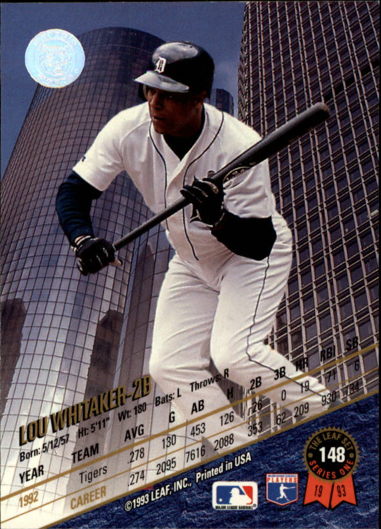B6520- 1993 Leaf Baseball Card #s 1-249 +Rookies -You Pick- 15+ FREE US SHIP - Picture 297 of 483