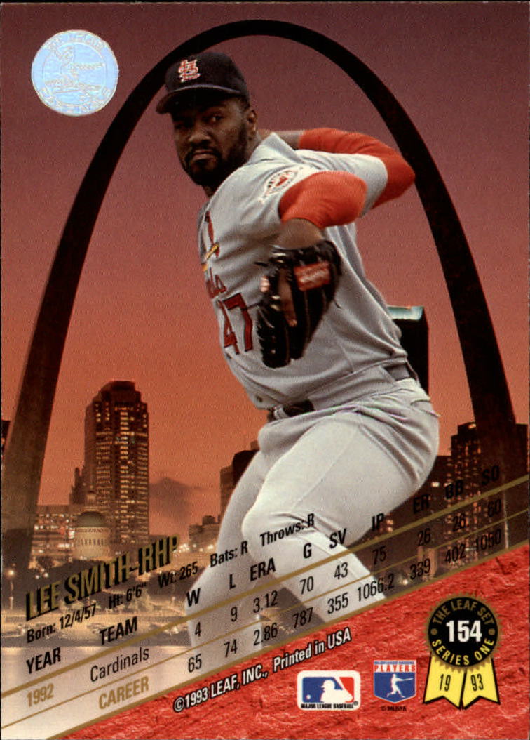 B6520- 1993 Leaf Baseball Card #s 1-249 +Rookies -You Pick- 15+ FREE US SHIP - Picture 309 of 483