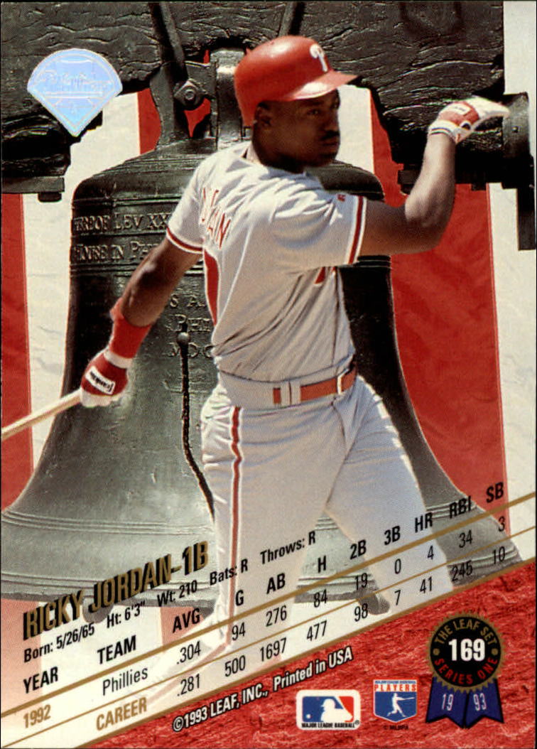 B6520- 1993 Leaf Baseball Card #s 1-249 +Rookies -You Pick- 15+ FREE US SHIP - Picture 339 of 483