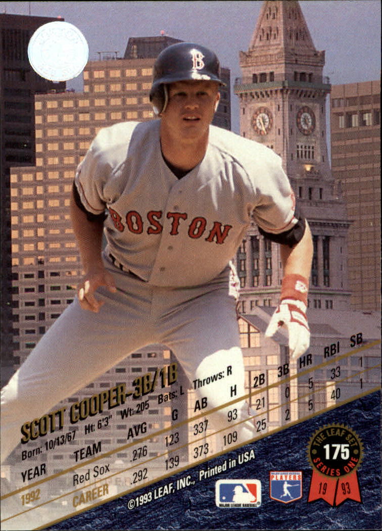 B6520- 1993 Leaf Baseball Card #s 1-249 +Rookies -You Pick- 15+ FREE US SHIP - Picture 351 of 483
