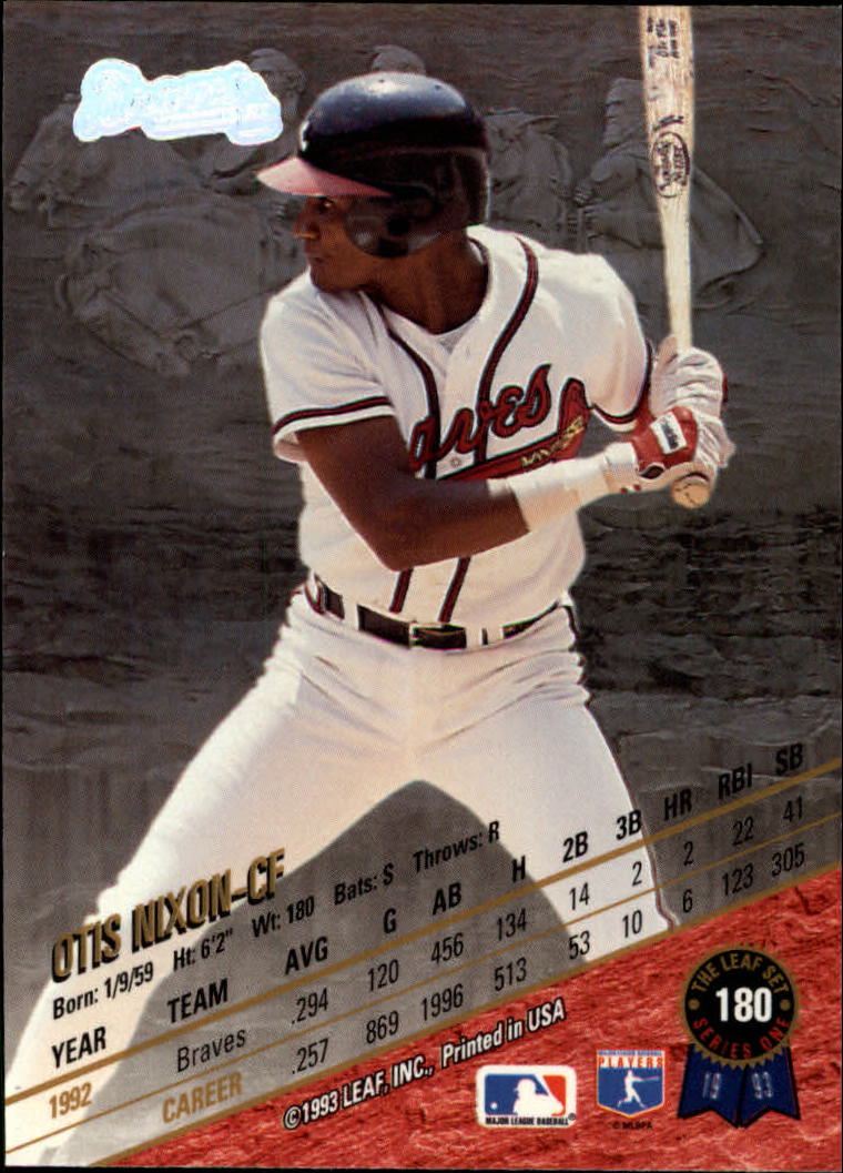 B6520- 1993 Leaf Baseball Card #s 1-249 +Rookies -You Pick- 15+ FREE US SHIP - Picture 361 of 483
