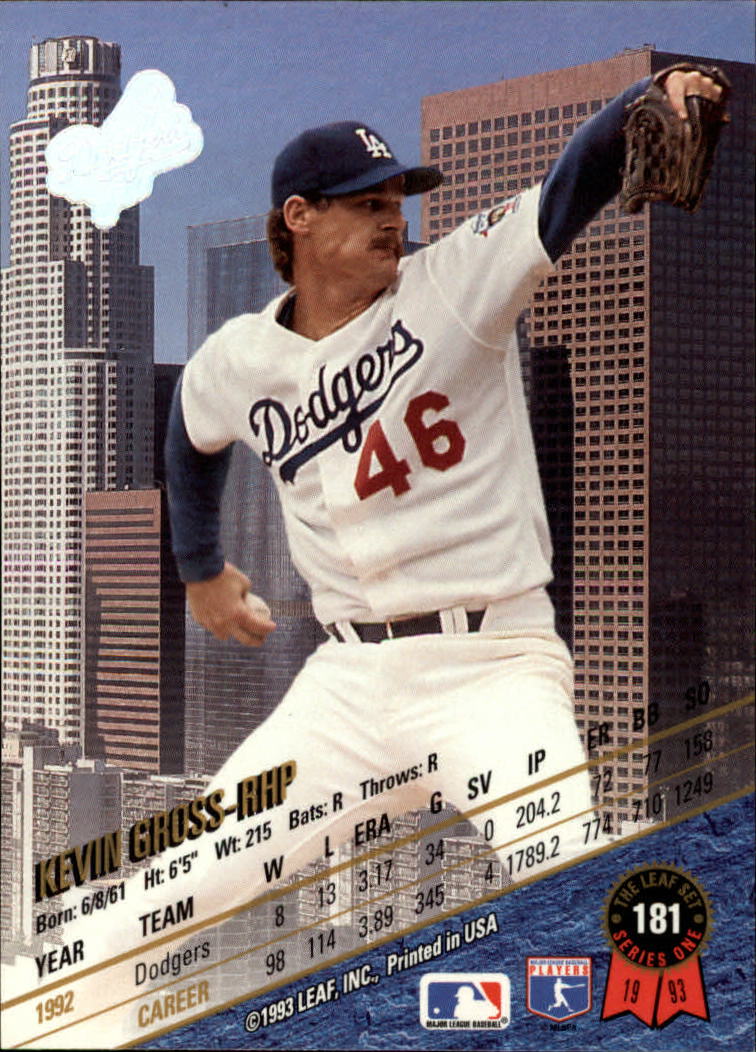 B6520- 1993 Leaf Baseball Card #s 1-249 +Rookies -You Pick- 15+ FREE US SHIP - Picture 363 of 483