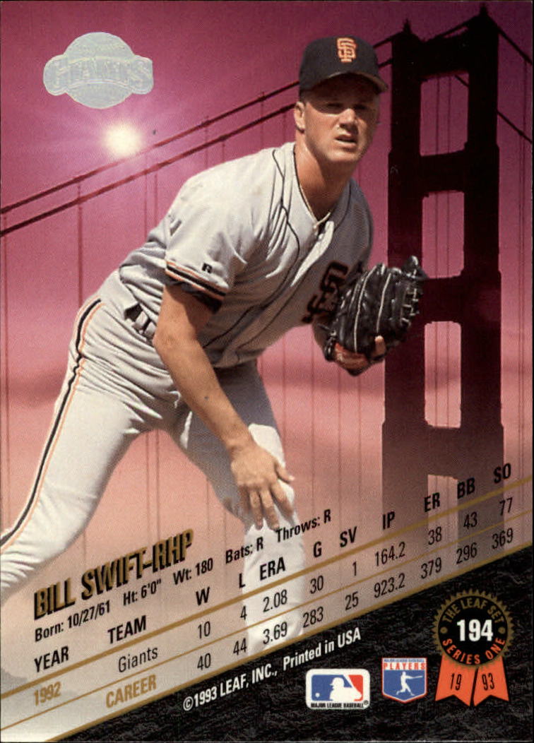 B6520- 1993 Leaf Baseball Card #s 1-249 +Rookies -You Pick- 15+ FREE US SHIP - Picture 389 of 483