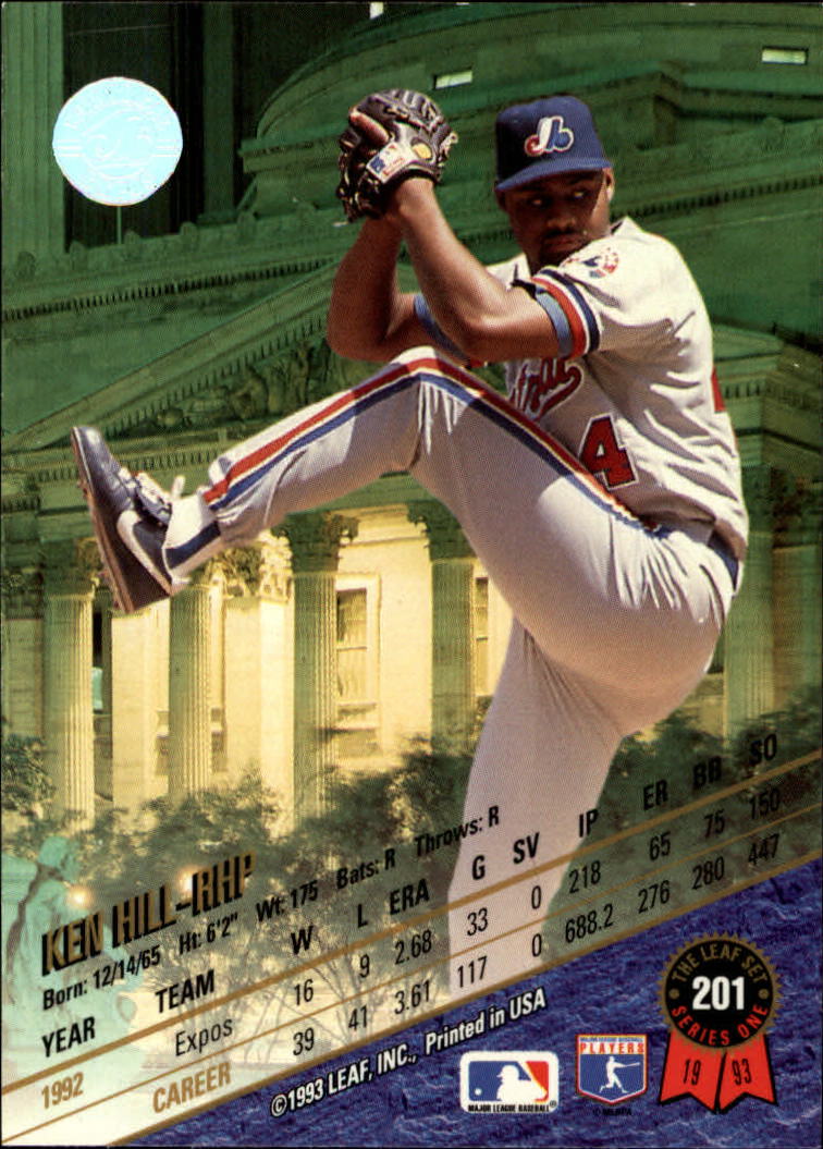 1993 Leaf Baseball "Main Set" Cards #201 to #400 - Picture 3 of 401