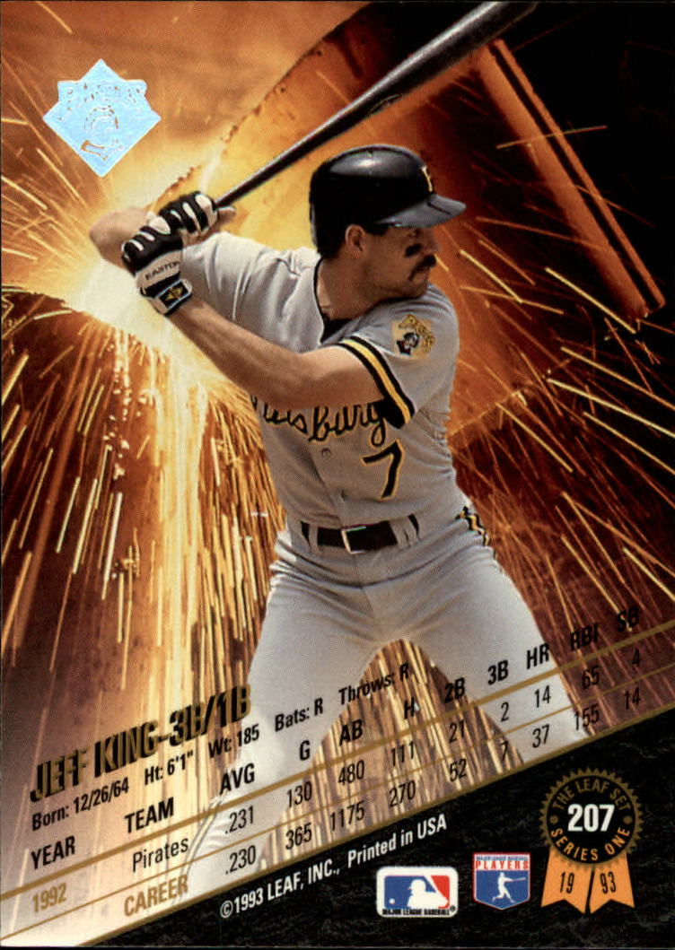 1993 Leaf Baseball "Main Set" Cards #201 to #400 - Picture 15 of 401