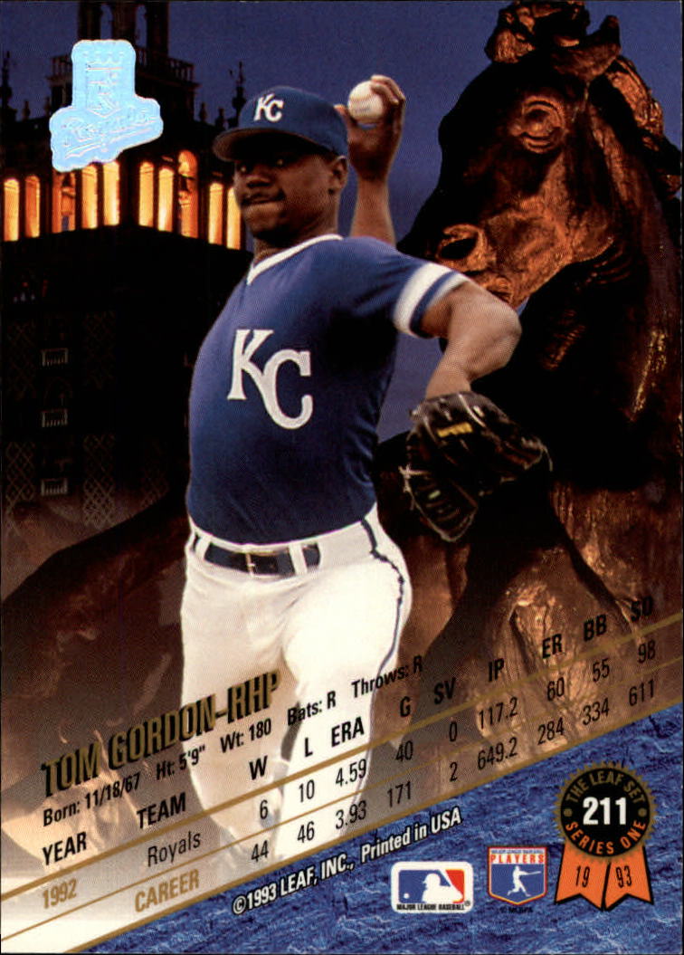 1993 Leaf Baseball "Main Set" Cards #201 to #400 - Picture 23 of 401