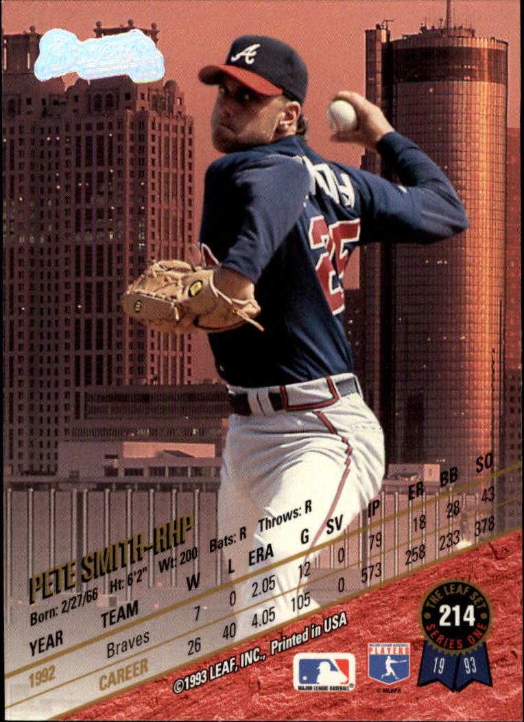 1993 Leaf Baseball "Main Set" Cards #201 to #400 - Picture 29 of 401