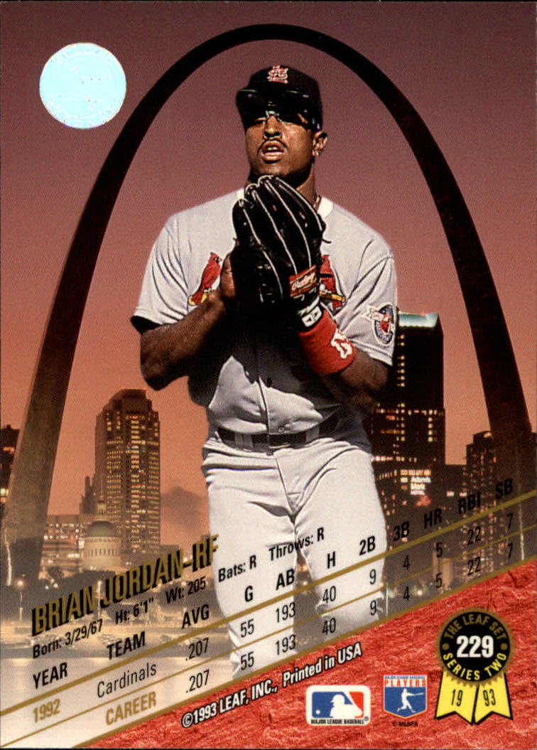 1993 Leaf Baseball "Main Set" Cards #201 to #400 - Picture 59 of 401