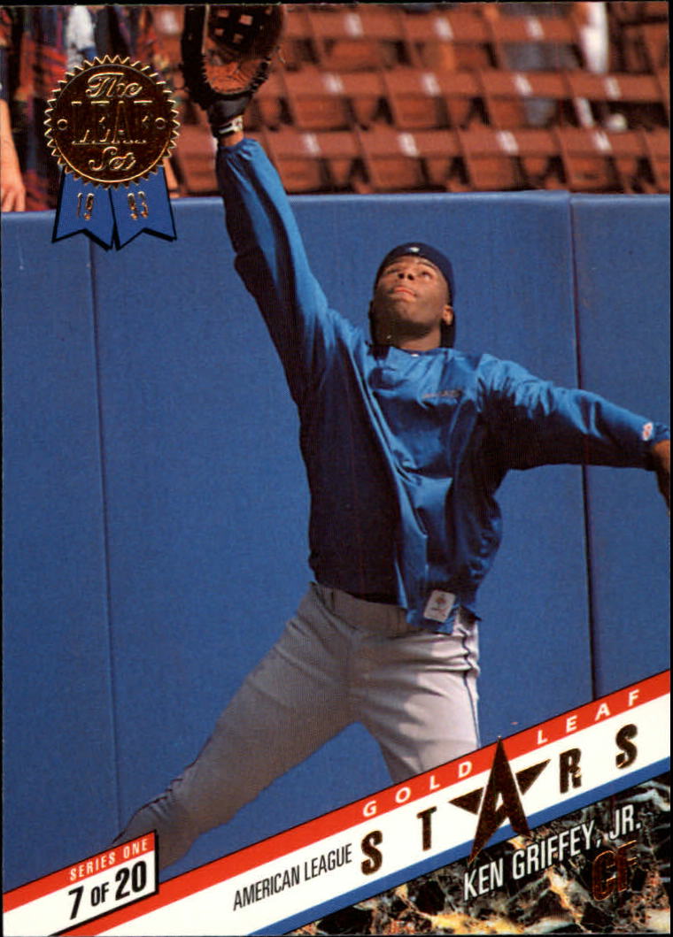 1993 Leaf Gold All-Stars #R7 K.Griffey Jr./A.Van Slyke back image