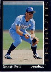 1993 Pinnacle (punteggio) baseball "Tribute" George Brett/Nolan Ryan schede di inserimento - Foto 2 di 17