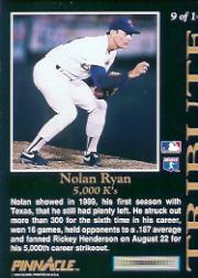 1993 Pinnacle (punteggio) baseball "Tribute" George Brett/Nolan Ryan schede di inserimento - Foto 15 di 17