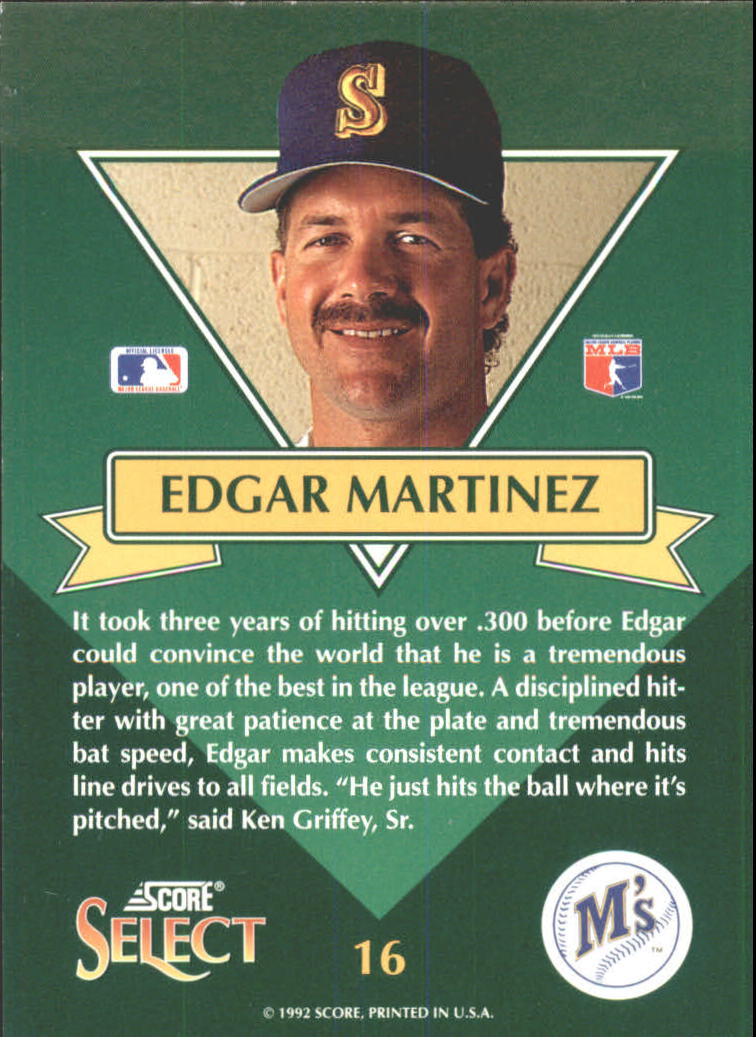 1993 Select (Score) Baseball "Chase Stars" Insert Cards - Picture 23 of 28