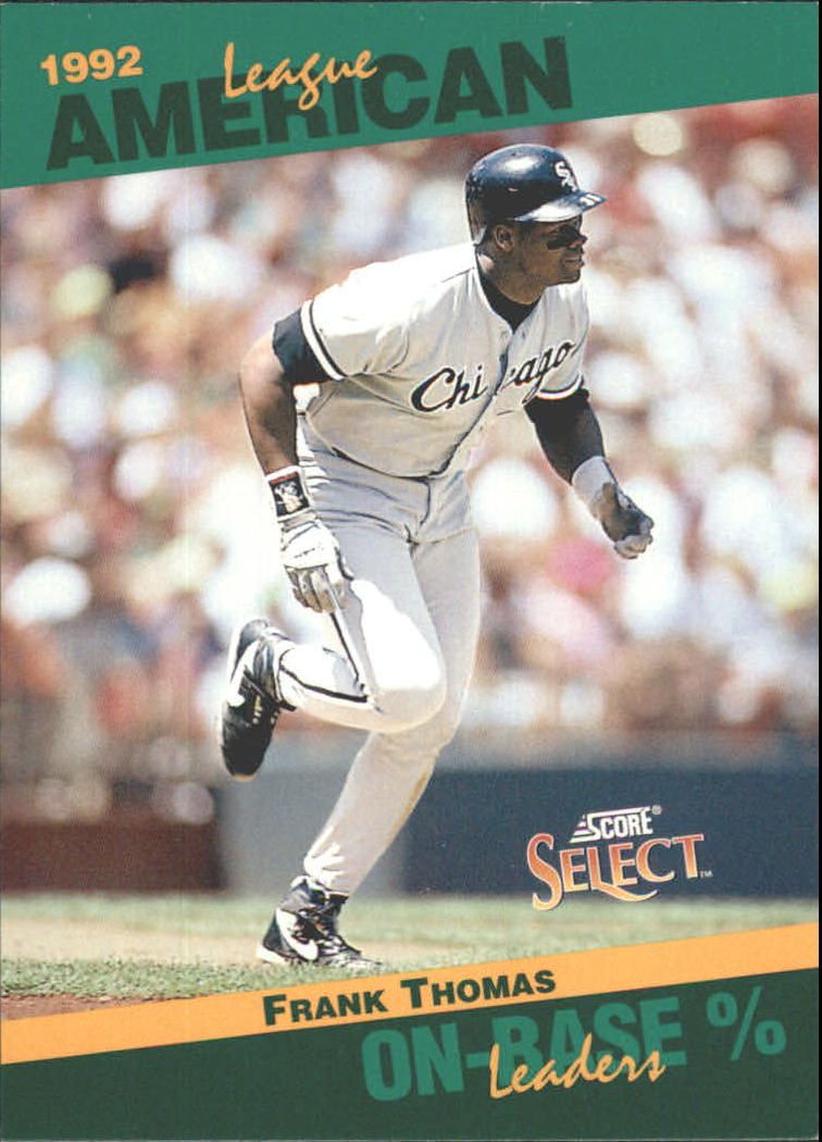 Frank Thomas 1993 Score Select Stat Leaders Series Mint Card #49