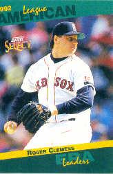 1993 Select Stat Leaders #79 Roger Clemens