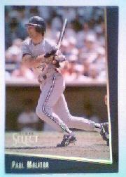1993 Select Rookie/Traded #16T Paul Molitor
