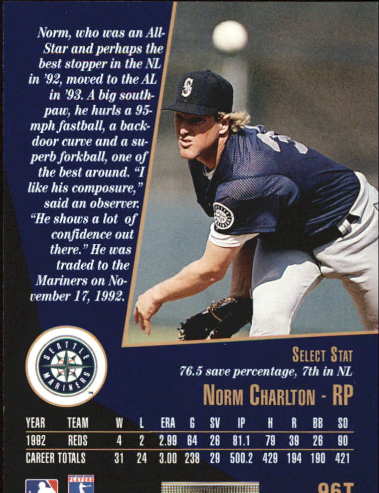 1993 Select Rookie and Traded (Score) Baseball - Picture 175 of 259