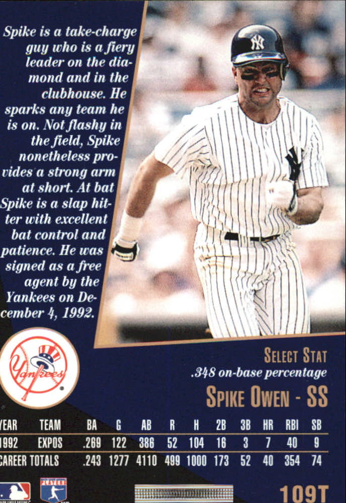 1993 Select Rookie and Traded (Score) Baseball - Picture 201 of 259