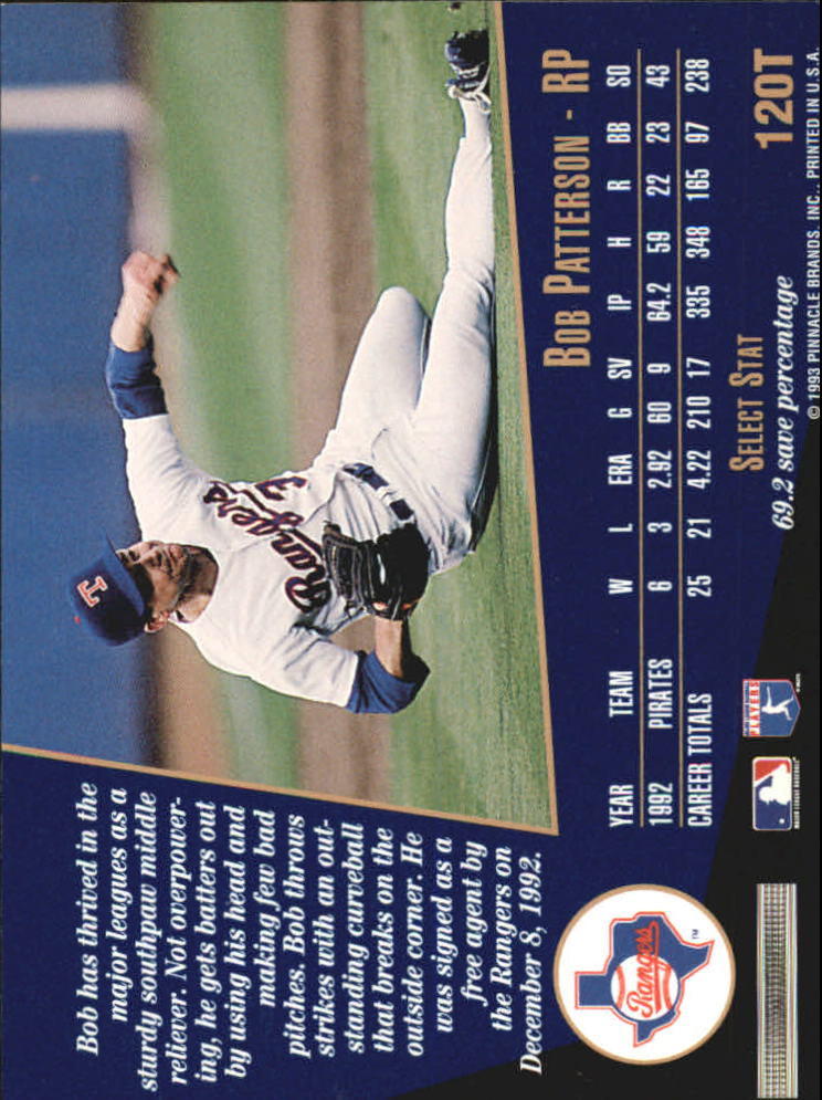 1993 Select Rookie and Traded (Score) Baseball - Picture 221 of 259