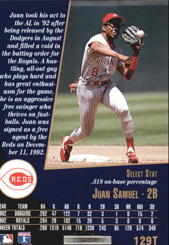 1993 Select Rookie and Traded (Score) Baseball - Picture 233 of 259