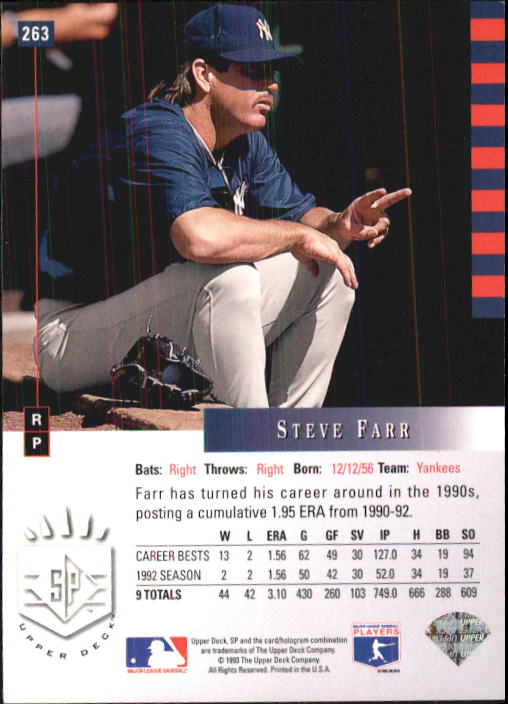 A6148- 1993 Sp Baseball Karte #S 201-290 + Rookies -du Pick- 15 + Gratis US - Bild 123 von 172