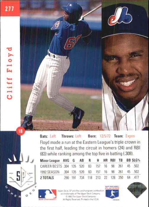 A6148- 1993 Sp Baseball Karte #S 201-290 + Rookies -du Pick- 15 + Gratis US - Bild 150 von 172