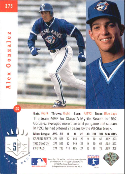 A6148- 1993 Sp Baseball Karte #S 201-290 + Rookies -du Pick- 15 + Gratis US - Bild 152 von 172
