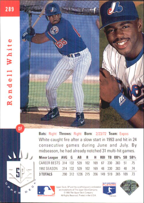 A6148- 1993 Sp Baseball Karte #S 201-290 + Rookies -du Pick- 15 + Gratis US - Bild 170 von 172