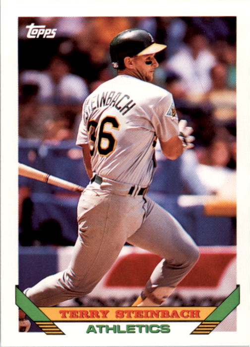 1993 Topps #18 Terry Steinbach
