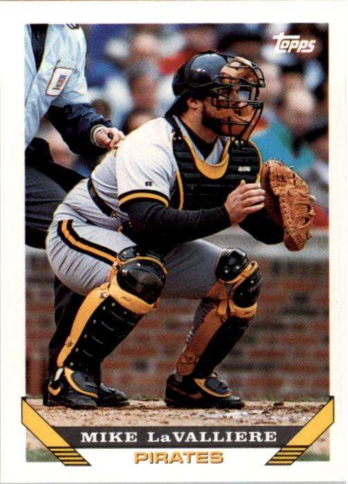 1993 Topps #54 Mike LaValliere