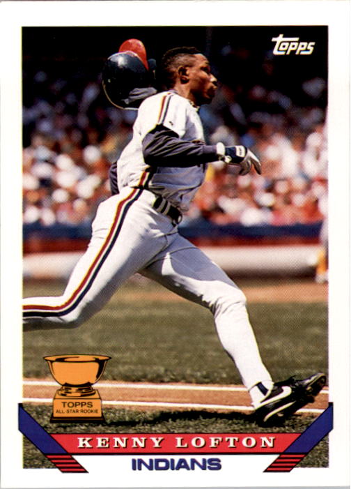 Kenny Lofton baseball card rookie (Cleveland Indians) 1992