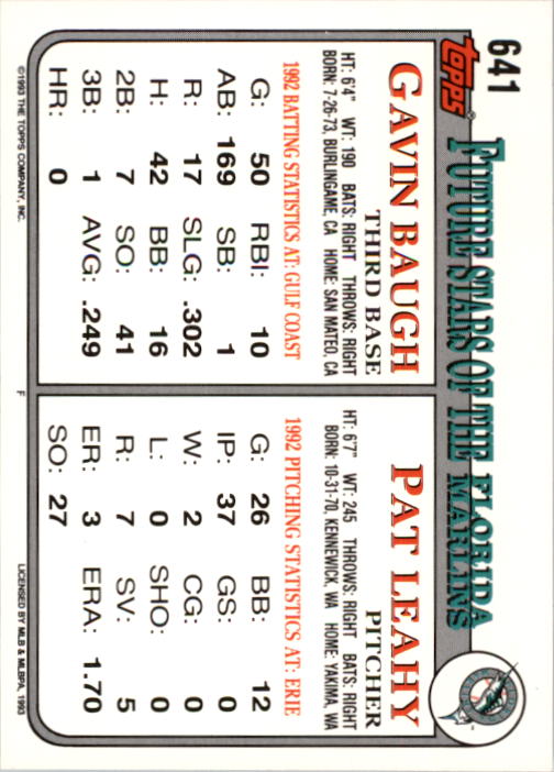 A6983- 1993 Topps Baseball Cards 401-650 +Rookies -You Pick- 15+ FREE US SHIP - Picture 467 of 485