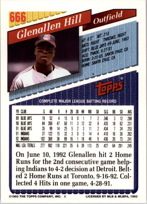 A6983- 1993 Topps Baseball Cards 651-825 +Rookies -You Pick- 15+ FREE US SHIP - Picture 31 of 339