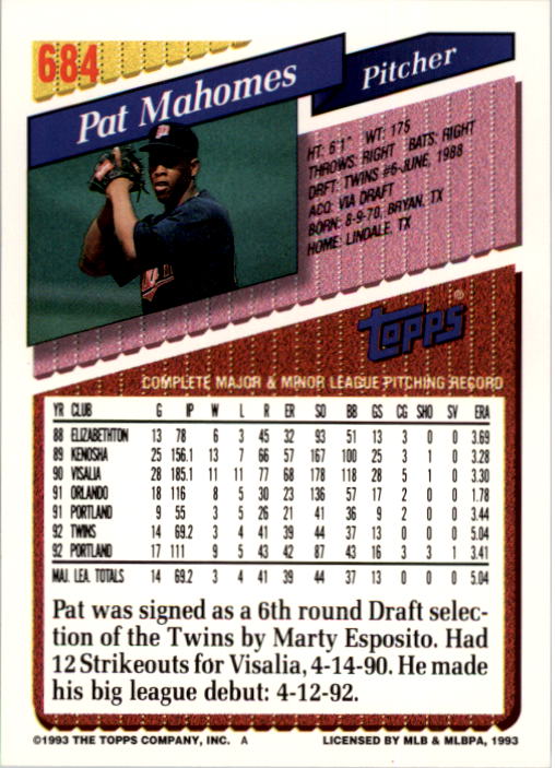 A6983- 1993 Topps Baseball Cards 651-825 +Rookies -You Pick- 15+ FREE US SHIP - Picture 67 of 339