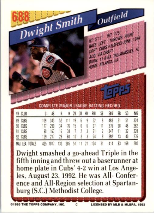 A6983- 1993 Topps Baseball Cards 651-825 +Rookies -You Pick- 15+ FREE US SHIP - Picture 75 of 339