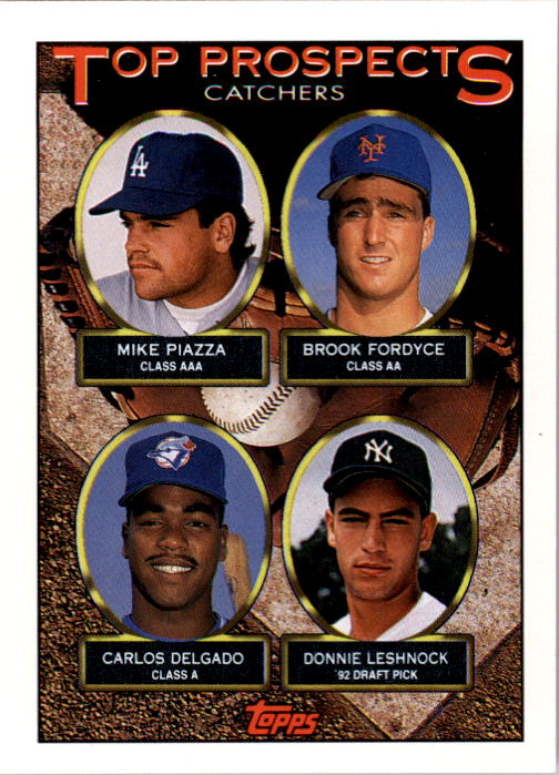 Image result for 1993 topps mike piazza