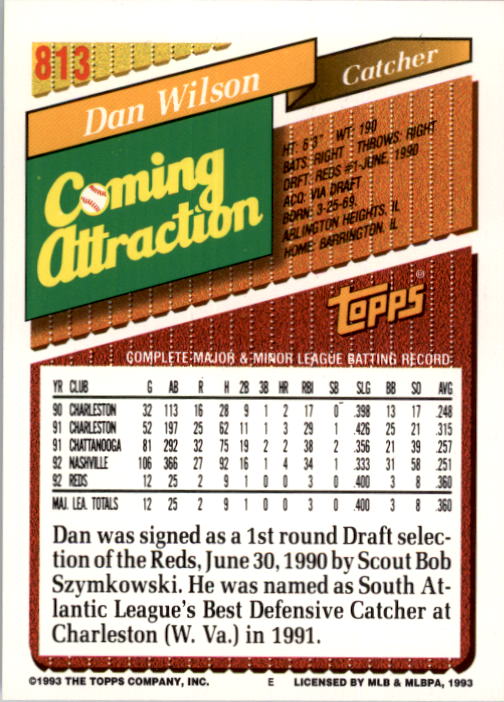 A6983- 1993 Topps Baseball Cards 651-825 +Rookies -You Pick- 15+ FREE US SHIP - Picture 315 of 339