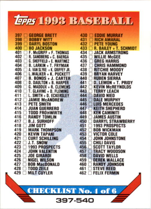 A6983- 1993 Topps Baseball Cards 651-825 +Rookies -You Pick- 15+ FREE US SHIP - Picture 334 of 339