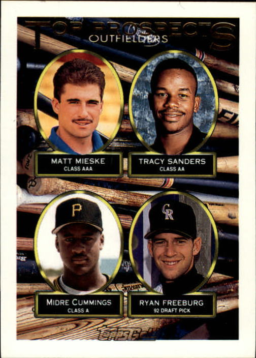 1993 Topps Gold #616 Matt Mieske/Tracy Sanders/Midre Cummings/Ryan Freeburg