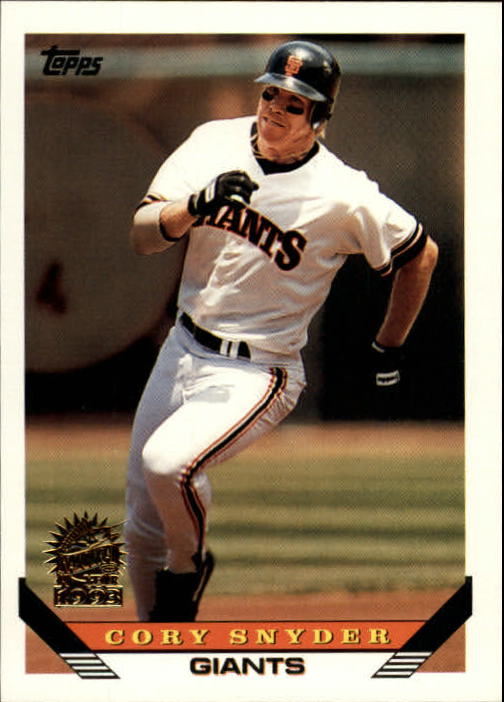 1993 Topps Inaugural Marlins #254 Cory Snyder
